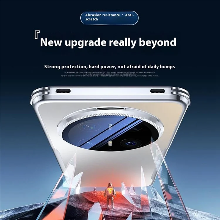 Pour Huawei Mate 70 Pro+ / 70 Pro Coque de téléphone Antichoc TPU PC Housse Arrière avec Protection d'Objectif et Support - Noir