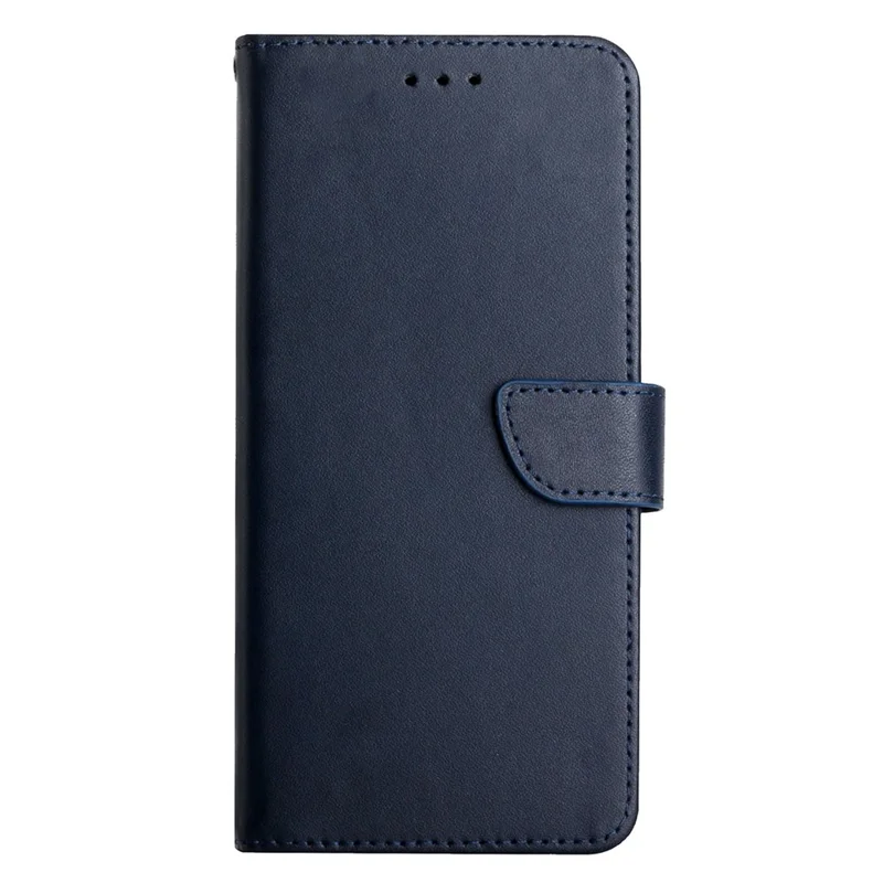 For Infinix Note 50 Pro+ 5G Case Genuine Cow Leather Phone Cover Nappa Texture - Blue