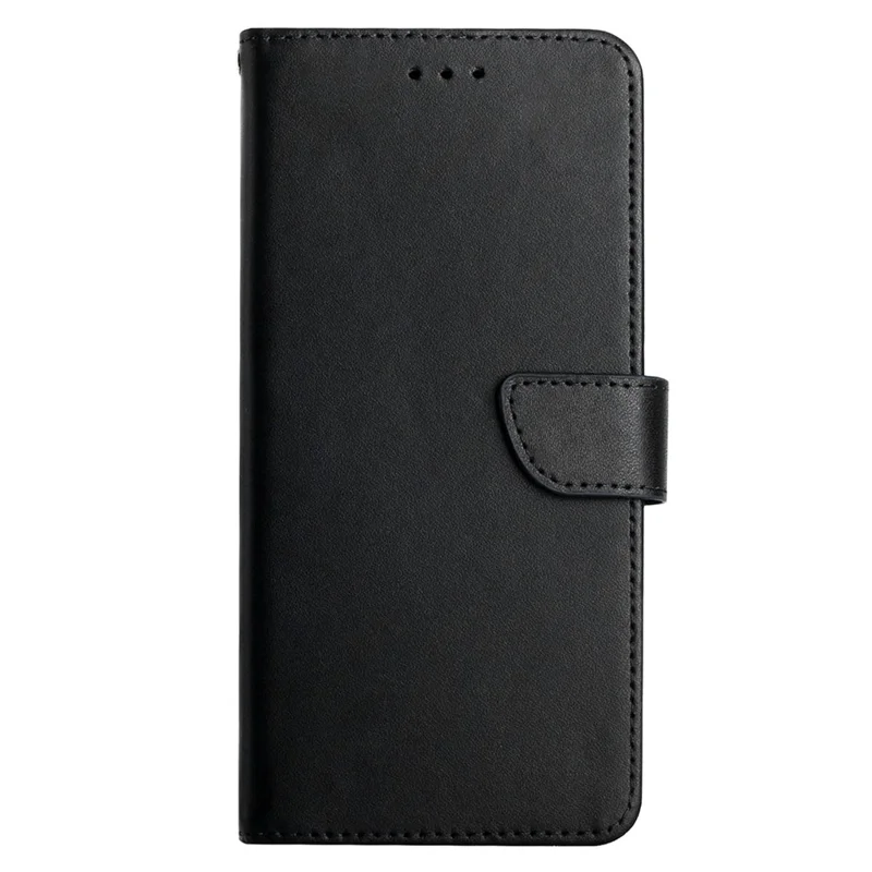 Étui TCL 60R 5G en Cuir de Vache Véritable - Texture Nappa - Noir