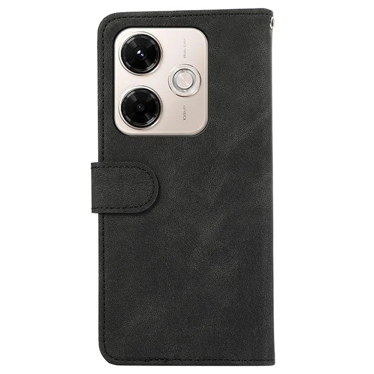 Capa ABEEL para Xiaomi Redmi 13x 4G com Bloqueio RFID - Couro Mesclado em Preto