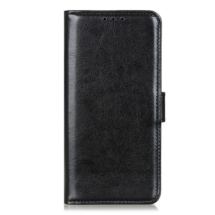 Per Xiaomi Redmi Turbo 4 Pro 5G / Poco F7 5G Cover in Pelle Effetto Cavallino con Supporto Telefono - Nero