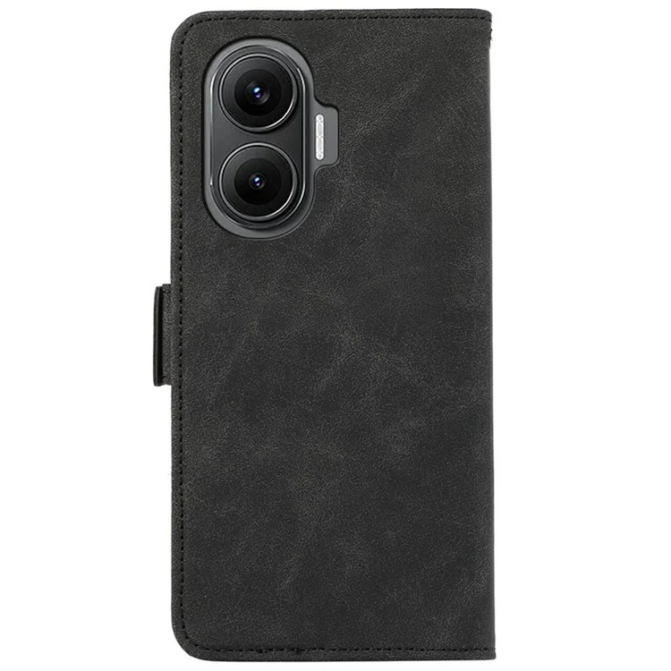 ABEEL Per Xiaomi Redmi Turbo 4 Pro 5G / Poco F7 5G Custodia Portafoglio in Pelle PU Supporto Vista RFID Blocking Cover per Telefono - Nero