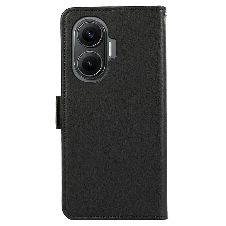 ABEEL per Xiaomi Redmi Turbo 4 Pro 5G / Poco F7 5G Cover in Pelle per Telefono con Blocco RFID Portafoglio - Nero