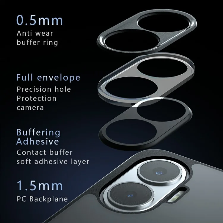 Per Xiaomi Redmi Turbo 4 Pro 5G / Poco F7 5G Custodia Antiurto TPU + Copertura posteriore opaca in PC