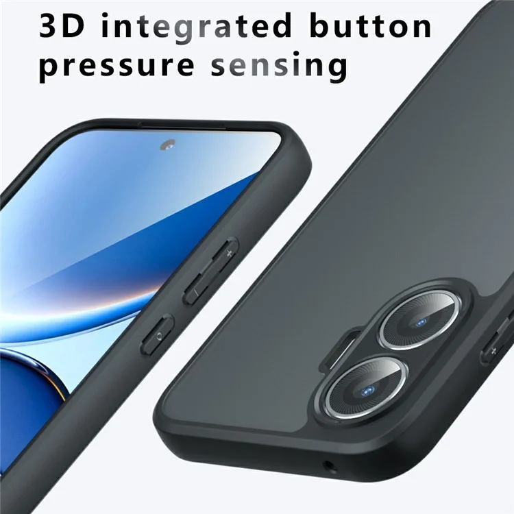 Per Xiaomi Redmi Turbo 4 Pro 5G / Poco F7 5G Custodia Antiurto TPU + Copertura posteriore opaca in PC