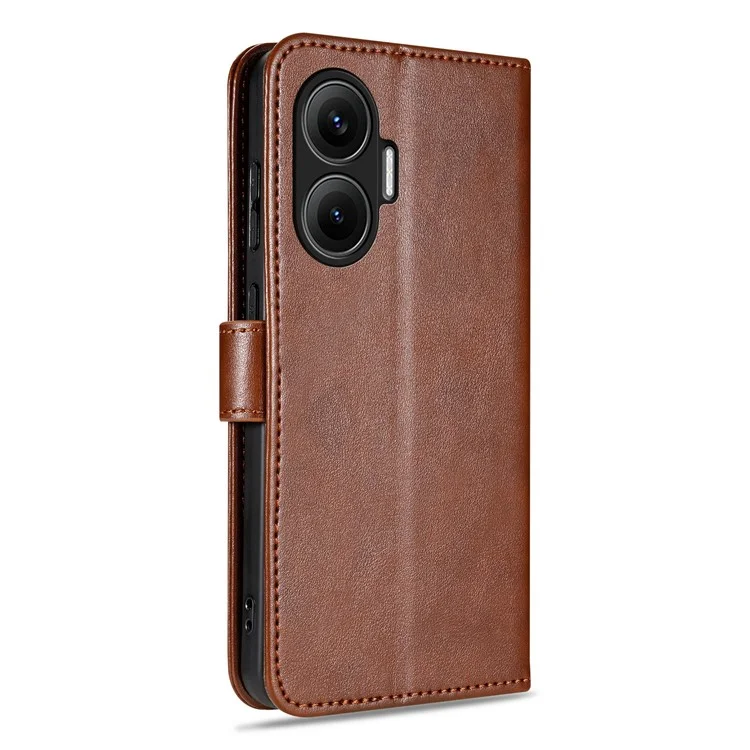 AZNS Per Xiaomi Redmi Turbo 4 Pro 5G / Poco F7 5G Cover Custodia in pelle PU antiscivolo Portafoglio Protezione dello schermo - Marrone