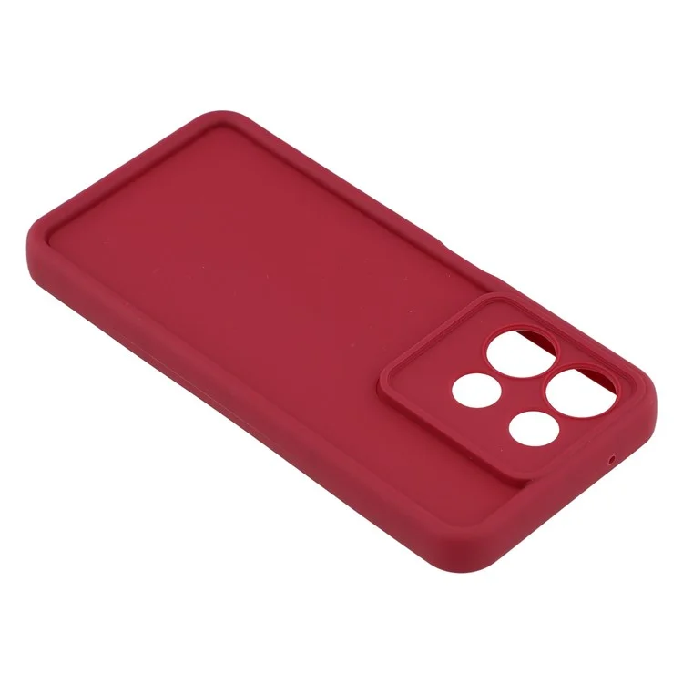 Cover per Motorola Moto G75 5G con Design Scanalato TPU Antiscivolo - Rosso
