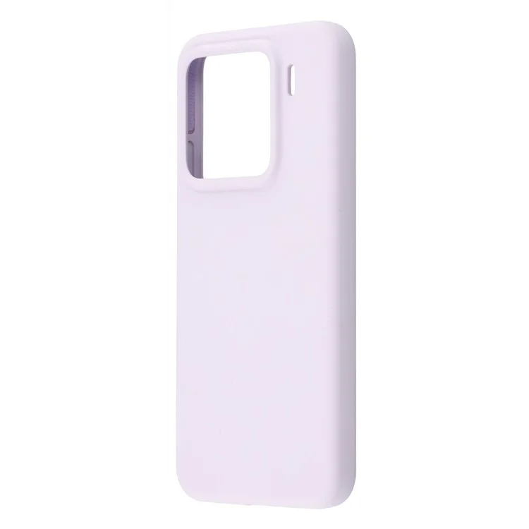 Funda de silicona líquida para Xiaomi 15 antideslizante - Morado claro