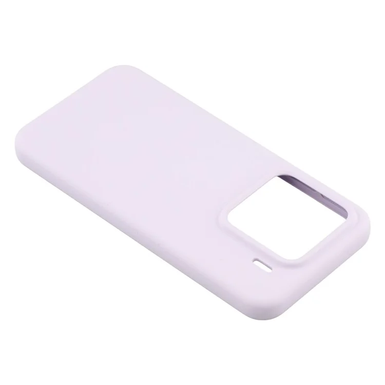 Funda de silicona líquida para Xiaomi 15 antideslizante - Morado claro