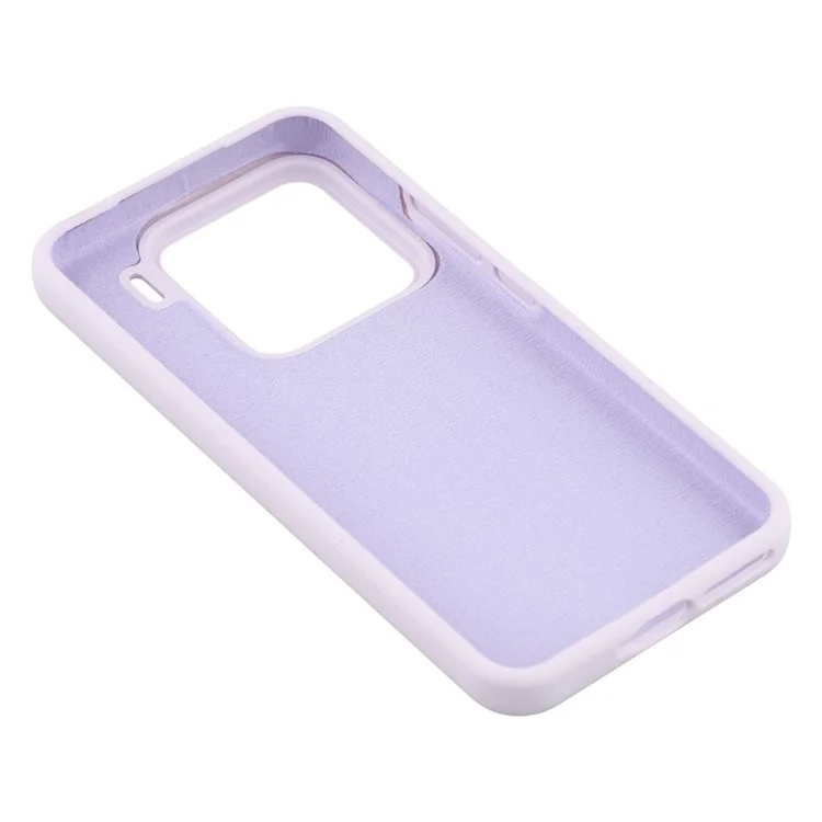 Funda de silicona líquida para Xiaomi 15 antideslizante - Morado claro