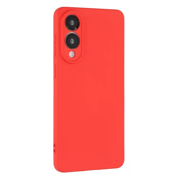 Funda X-LEVEL para Samsung Galaxy S25 Edge de TPU Suave con Revestimiento de Fibra Antiarañazos - Rojo