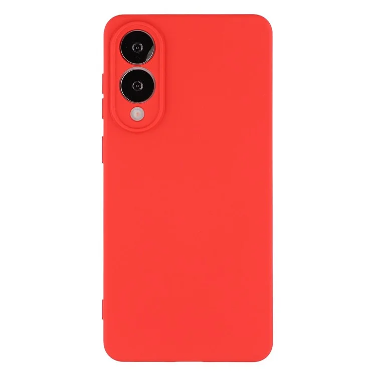 Funda X-LEVEL para Samsung Galaxy S25 Edge de TPU Suave con Revestimiento de Fibra Antiarañazos - Rojo