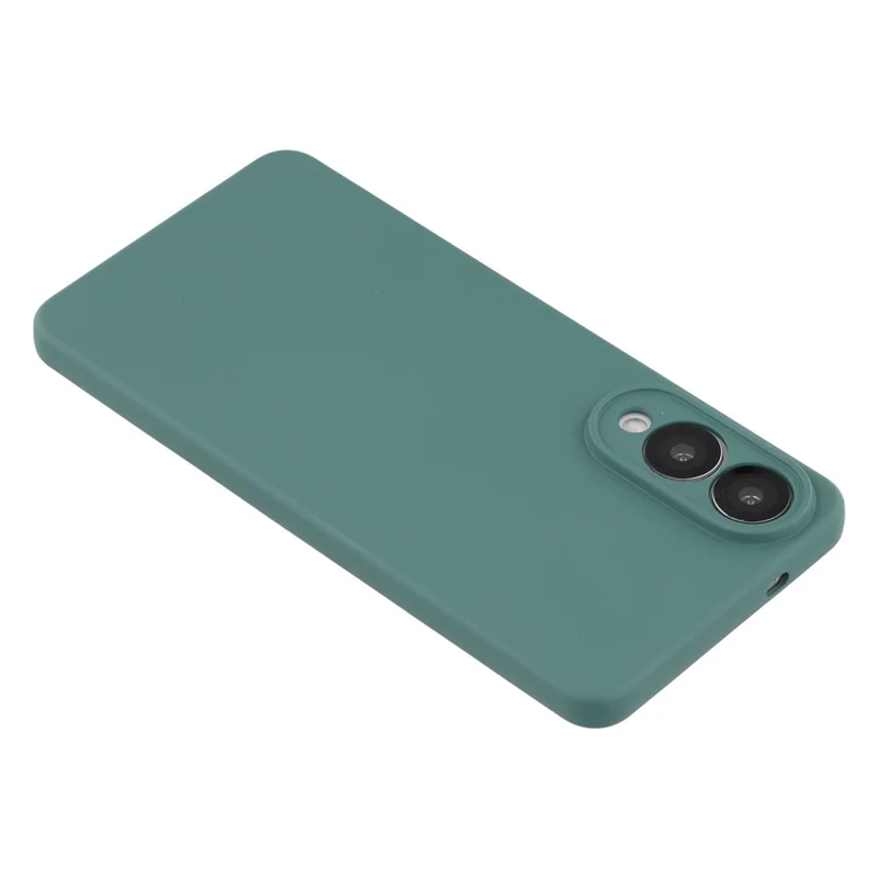 X-LEVEL Pour Étui Samsung Galaxy S25 Edge Coque Souple TPU Anti-Rayures Doublure en Fibre - Vert