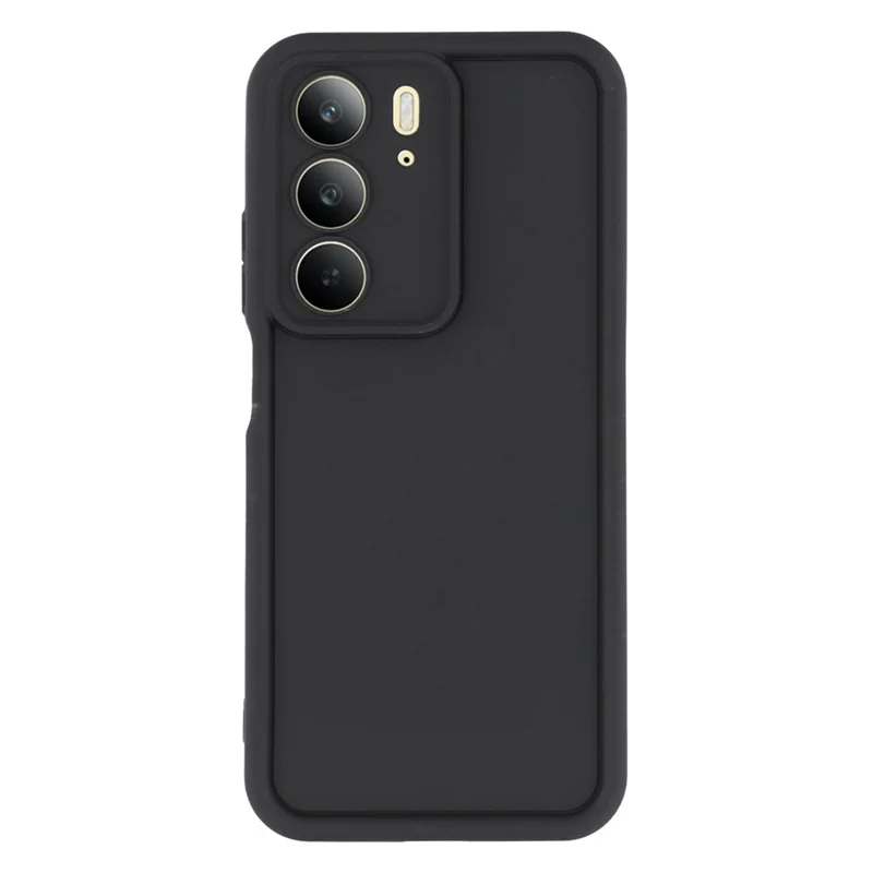 Capa para Realme C75 com Design Estriado TPU Antiderrapante - Preto