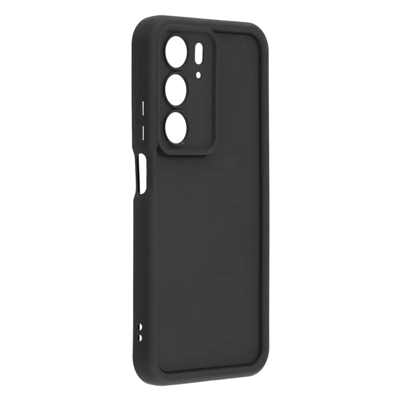 Capa para Realme C75 com Design Estriado TPU Antiderrapante - Preto