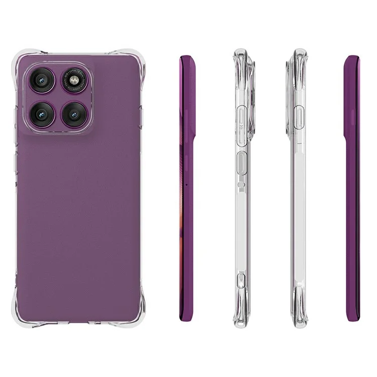 Achat en gros pour étui Motorola Edge 60 Pro 5G Antidérapant Résistant aux chocs TPU Transparent Coque de protection