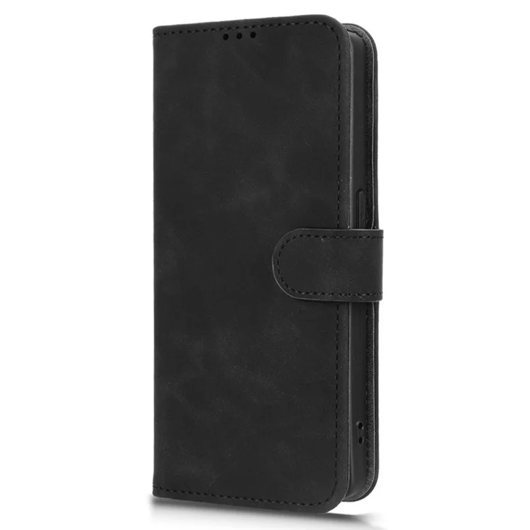 Per Infinix Note 50 Pro+ 5G Custodia in Pelle Effetto Morbido Antiurto Portafoglio Flip Cover Telefono - Nero