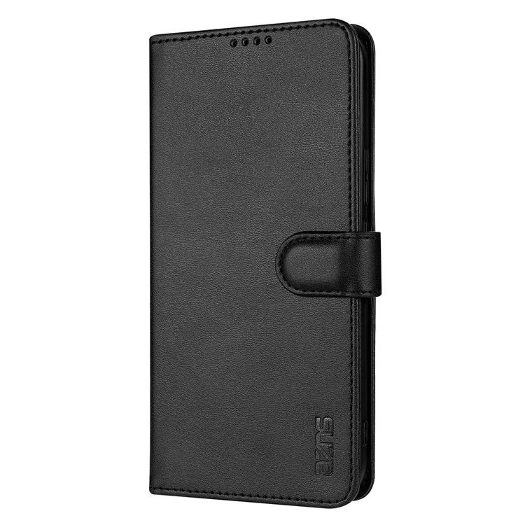 AZNS For Xiaomi Redmi Turbo 4 Pro 5G  /  Poco F7 5G Case PU Leather Wallet Phone Cover - Black