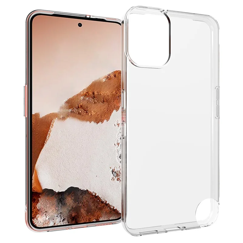 Capa de telefone resistente à marca d'água TPU transparente Para Nada CMF Phone 2 Pro