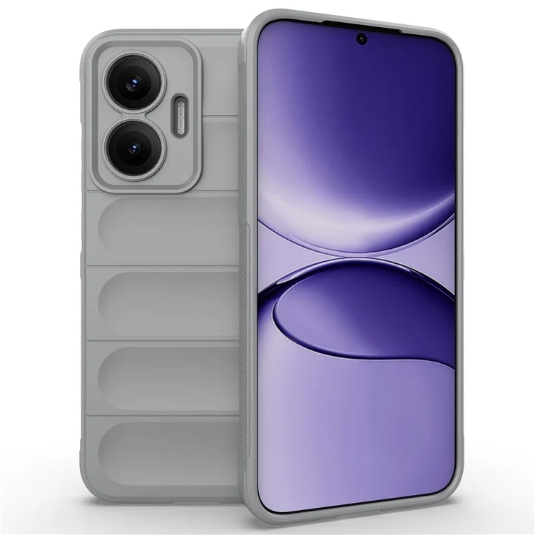 For Xiaomi Redmi Turbo 4 Pro 5G  /  Poco F7 5G Case Anti-Drop Soft TPU Rugged Phone Back Cover - Light Grey