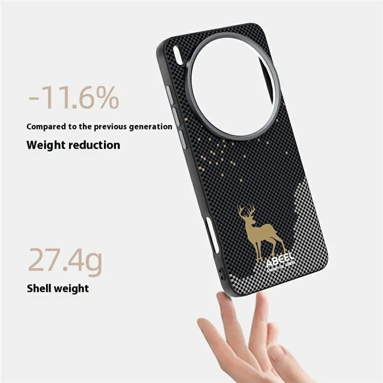 ABEEL For vivo X200 Ultra 5G Case Compatible with MagSafe Ultra Slim PC TPU Phone Back Cover - Deer
