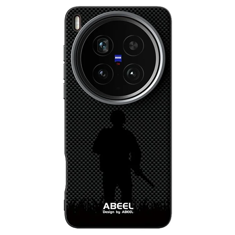 ABEEL Für vivo X200 Ultra 5G Hülle Kompatibel mit MagSafe Ultra Slim PC TPU Handyhülle - Krieger