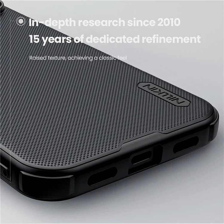 NILLKIN Frosted Shield Pro For Google Pixel 10 Pro XL Case Matte PC + TPU Phone Cover - Black