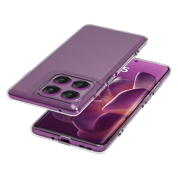 Étui de protection ultra-fin et flexible en TPU transparent pour Motorola Edge 60 Pro 5G