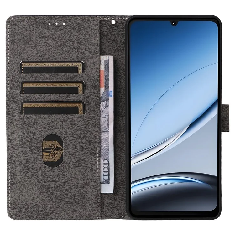 For Doogee Note 59 / Note 59 Pro Case Wallet RFID Blocking PU Leather Phone Cover Stand with Strap - Black