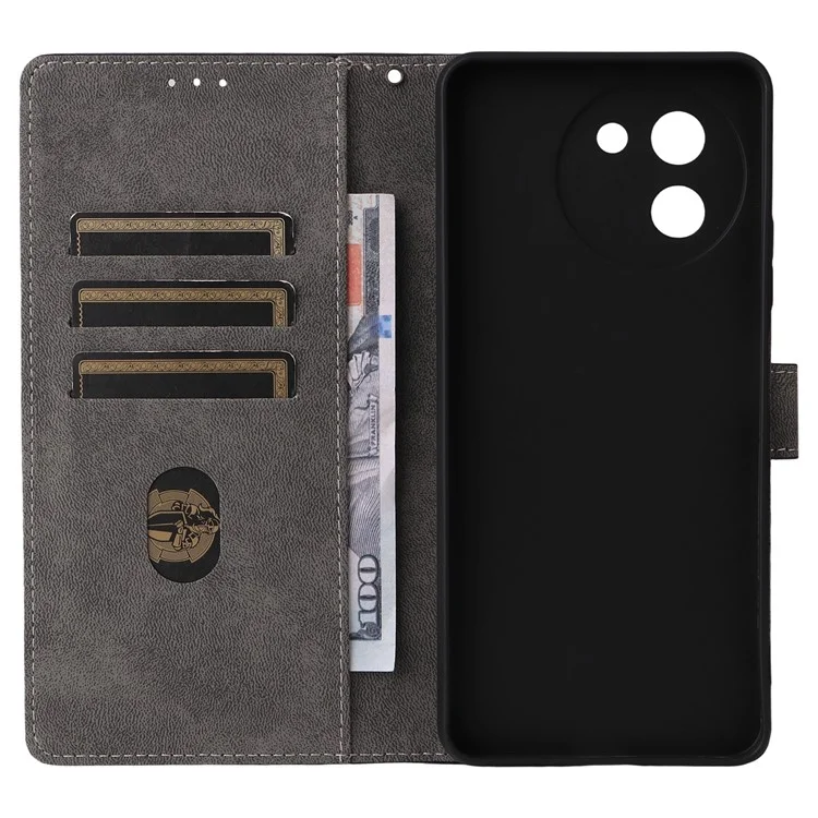 For Doogee Note 59 / Note 59 Pro Case Wallet RFID Blocking PU Leather Phone Cover Stand with Strap - Black
