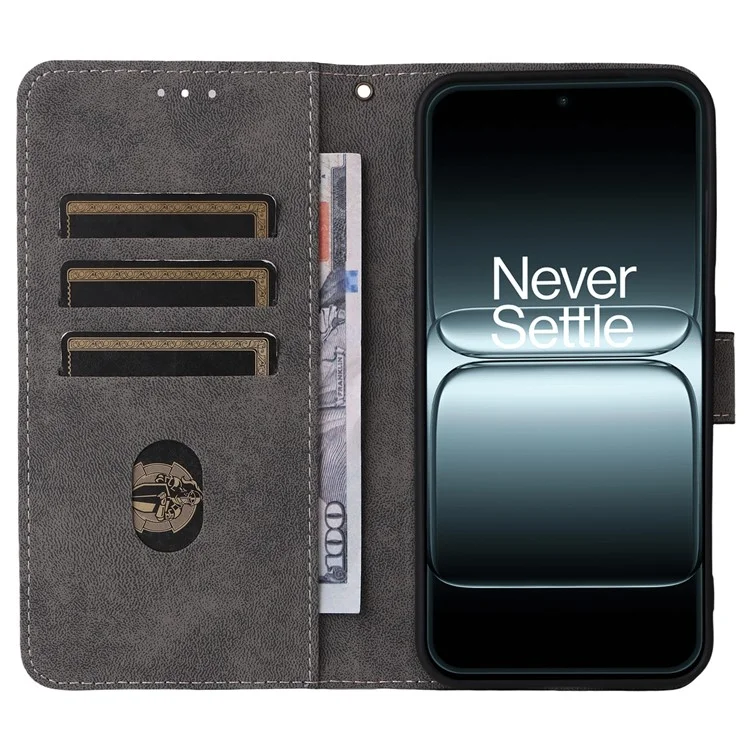 For OnePlus 13T 5G Case Wallet RFID Blocking PU Leather Phone Cover Stand with Strap - Black
