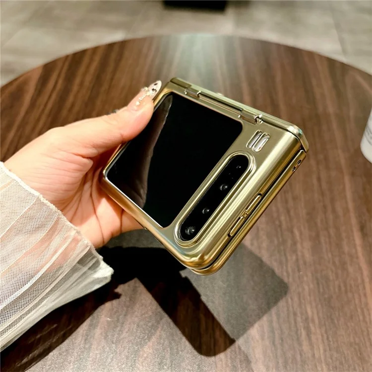 Cover per Huawei Pura X Mechanical Legend - Cover Elettroplaccata in PC - Oro Champagne