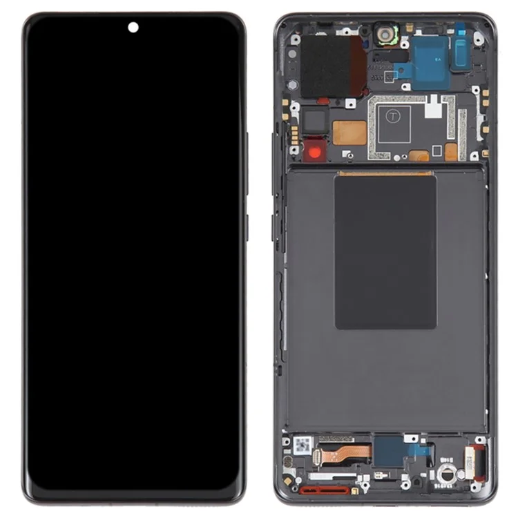 Para Xiaomi 12 Pro 5G / 12S Pro 5G Tela LCD Grau C e Conjunto de Digitalizador + Estrutura (Tecnologia TFT) (Sem Logotipo) - Preto