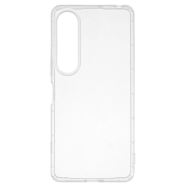 For Sony Xperia 1 VII Case Transparent TPU Phone Back Cover Airbag Protection