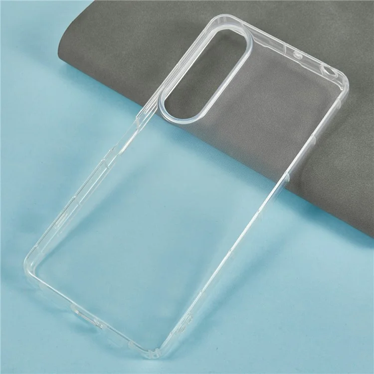 For Sony Xperia 1 VII Case Transparent TPU Phone Back Cover Airbag Protection