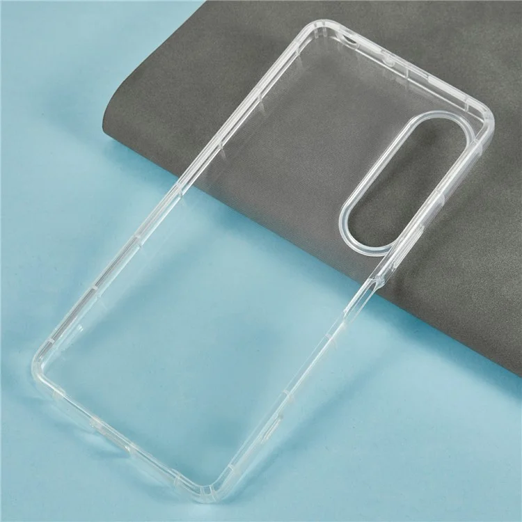 For Sony Xperia 1 VII Case Transparent TPU Phone Back Cover Airbag Protection