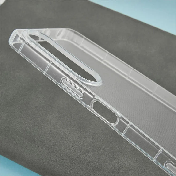 For Sony Xperia 1 VII Case Transparent TPU Phone Back Cover Airbag Protection