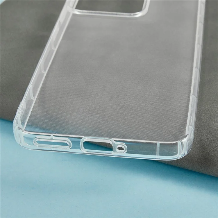 Pour Realme 14 5G Coque Transparent TPU Housse de protection Airbag