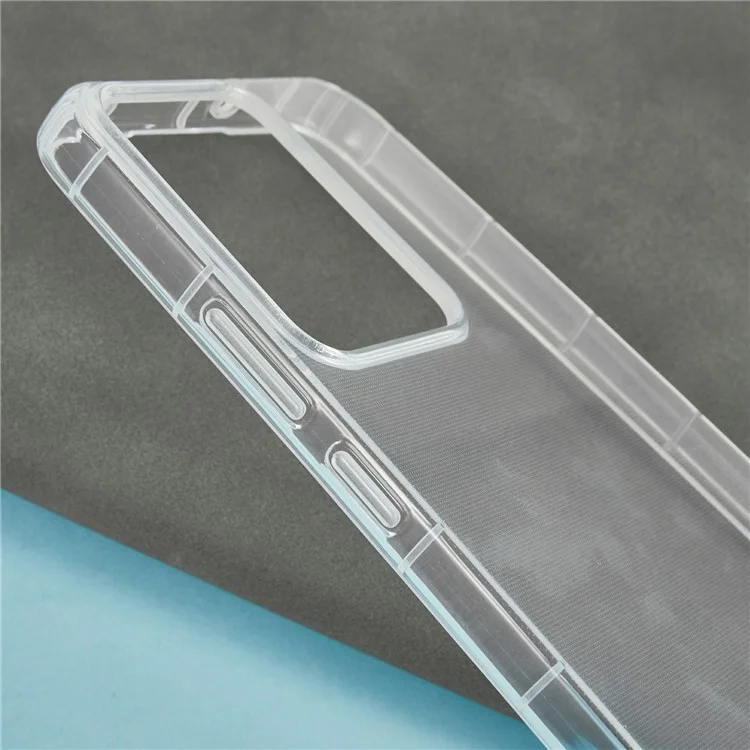 Pour Realme 14 5G Coque Transparent TPU Housse de protection Airbag