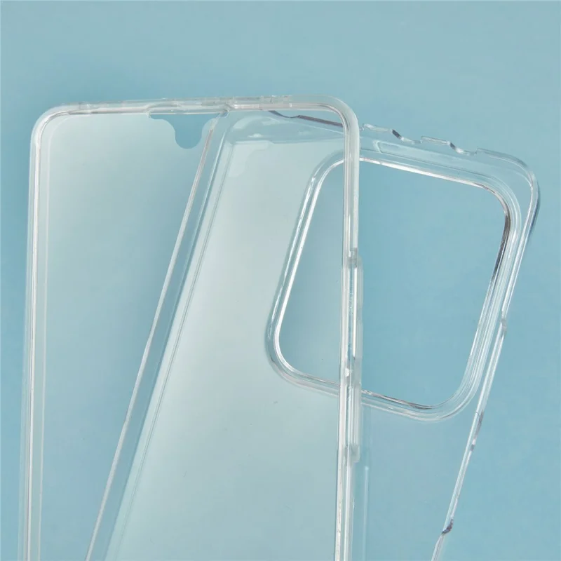 Étui transparent pour Xiaomi Redmi Note 14S 4G / Note 13 Pro 4G avec cadre TPU et dos en acrylique, protégé par un film PET