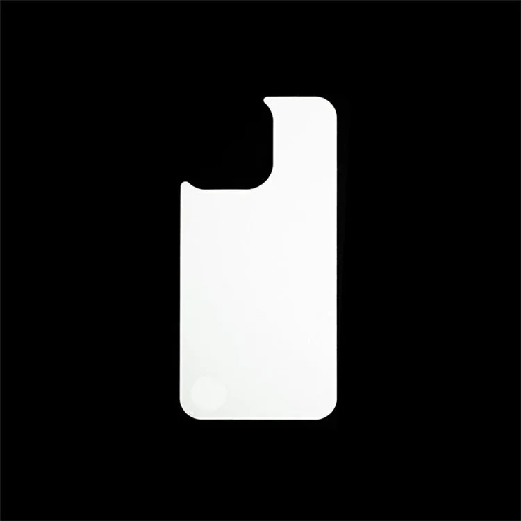 Capa para iPhone 16 Pro Max com Película Soft Film para Transferência de Calor, DIY Branco, Acessórios para Celular em PET + PC
