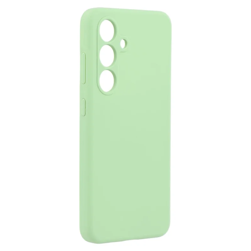 For Samsung Galaxy S25+ Cell Phone Case Liquid Silicone Dropproof Cover - Green