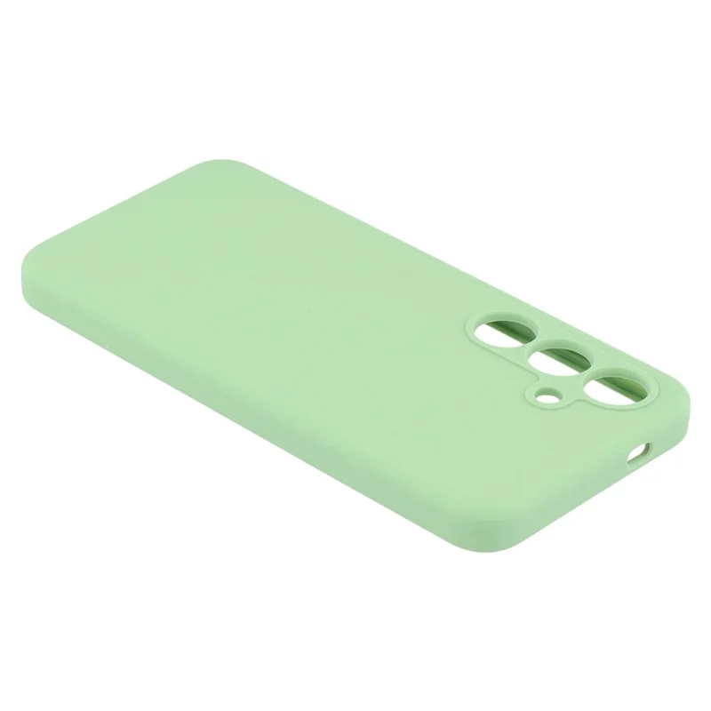 For Samsung Galaxy S25+ Cell Phone Case Liquid Silicone Dropproof Cover - Green