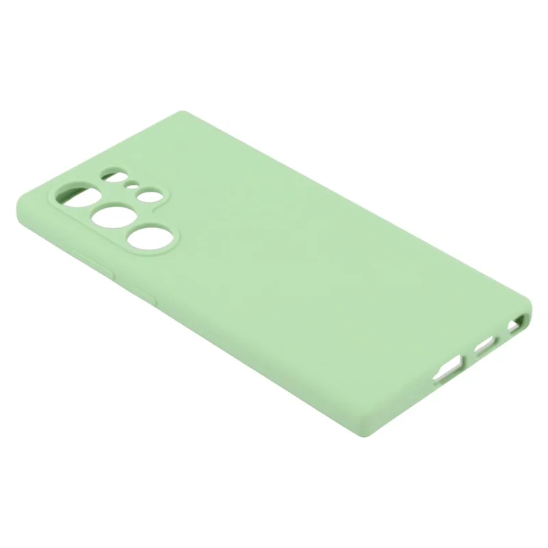For Samsung Galaxy S25 Ultra Cell Phone Case Liquid Silicone Dropproof Cover - Green