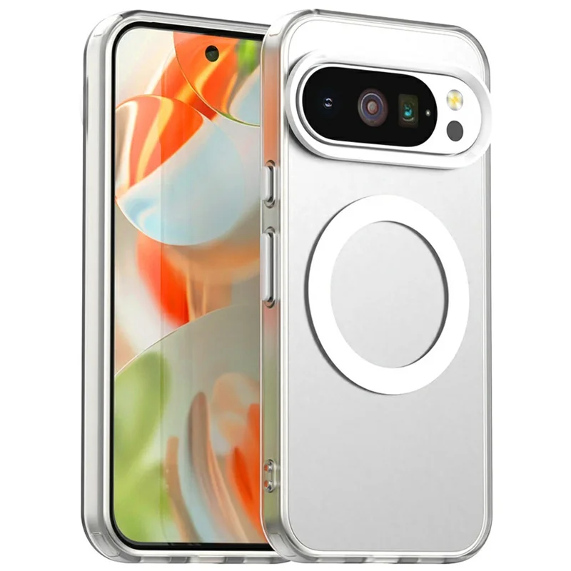 For Google Pixel 10 Pro XL Case Compatible with MagSafe Anti Drop Hybrid Phone Back Cover - Transparent
