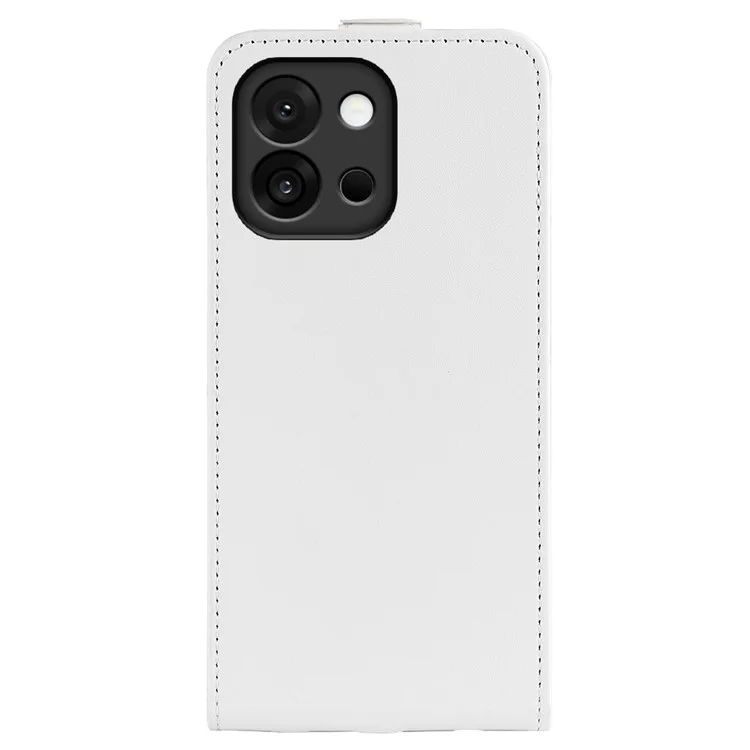 For OnePlus 13T 5G Case with Card Slots Vertical Flip Leather Phone Cover - White