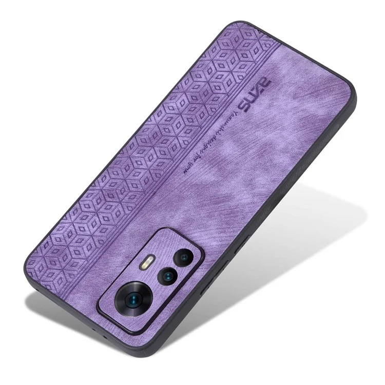 Azns Pour Xiaomi 12t 5G / 12T Pro 5G / Redmi K50 Ultra 5G Anti-scratch Phone du Téléphone Portable Coque de Téléphone Imprimé pu le Cuir PU + Tpu Téléphone - Violet