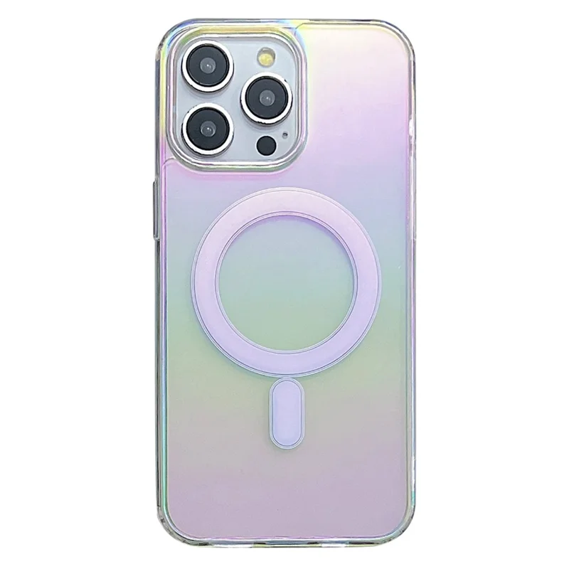 Étui pour iPhone 15 Pro Compatible avec MagSafe Acrylique + TPU Coque de Téléphone Dégradé