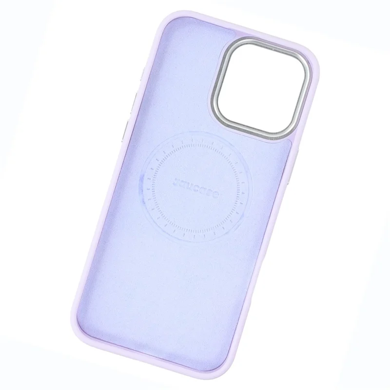 JAUCASE Pour iPhone 16 Pro Max Étui Magnétique avec Motif de Fleurs Pailleté PU + TPU + PC Protection Arrière du Téléphone - Violet