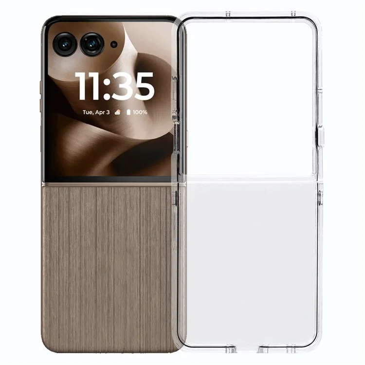 For Motorola Razr 60 Ultra 5G Clear Phone Case Anti-Scratch Shockproof Hard PC Back Cover